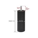 Daisy Home Ahşap Mobilya Koltuk Kanepe Ayağı Vida Çapı 10 mm Siyah - 2'si 1 Arada - 0,35 L