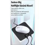 Daisy Home Ajazz AJ139 V2 Mc Mouse 3 Farklı Bağlantı Modu-Rgb Manyetik Şarj Istasyonlu-Paw 3311 SENSÖR-500 Mah Batarya-66 Gram (Beyaz)