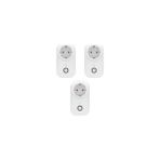 Daisy Home Akıllı Akım Korumalı Priz 3'lü Set (16 Amper), Wifi, Uzaktan Kontrol, Enerji Tüketim Takibi - 1 Adet - Ahşap