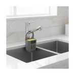 Daisy Home Askılı Lavabo Süngerliği – Drenajlı, Delikli Tasarım, Mutfak & Banyo Düzenleyici (10×18 Cm) - 0 Siyah - Option-1