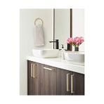 Daisy Home BH36082 Monument Havlu Halkası, 16.5 Cm, Şampanya Bronz, Duvar Montajlı - Option-1 - Acı Kahverengi