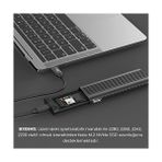 Daisy Home Bix BX05HD Aluminyum Kasa Type-C 3.1 Gen2 To Pcıe Nvme M.2 SSD Disk Kutusu 2230 /2242 / 2260 / 2280 Ssd'ler ile Uyumlu - 1BW-Beyaz