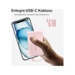 Daisy Home Boostcharge Power Bank, Entegre Kablolu Taşınabilir Şarj Cihazı 10K Pd 20W - Usb-C Güç Dağıtımı, Power Bank 17 Serisi, iPad Pro, Galaxy S25 ve Daha Fazlası Için Hızlı Şarj - Option-1