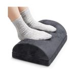 Daisy Home - Çalışma Masası Altı Için Ergonomik Ayak Desteği, Ofis Koltuğu ve Oyun Koltuğu Için Ayak Yastığı, Ayak Koyma Yeri Taburesi, Rahatlatıcı Yarım Silindir Masa Altı Ayak Minderi Ayaklık - Option-1