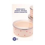 Daisy Home Cupid Vakum Kapaklı Yiyecek Saklama Kabı Seti (Ocaklarda Kullanılabilir) - 0 Siyah - Option-1