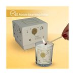 Daisy Home – Doğum Günü Hediyesi, Ahşap ve Baharatlı Sandal Ağacı Kokulu, Doğal Bio Balmum, 135 gr Kokulu Mum, 40 Saat Yanma Süresi, Kadın, Erkek, Anne, Baba, Arkadaş Için Şık Hediye - Option-1