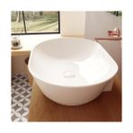 Daisy Home Geo 7427B003-0016 Oval Çanak Lavabo, 55 Cm, Beyaz