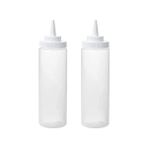 Daisy Home Grılltıder Sıkma Şişesi, 2'li Paket [plastik/şeffaf] - Ahşap