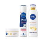 Daisy Home Kadın Sprey Deodorant Derma Control Natural Tone 150ML,Q10 Sıkılaştırıcı LOSYON400ML ve Gündüz Kremi - Option-1