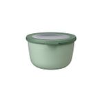 Daisy Home Mepal - Multi Bowl Cirqula Round - Kapaklı Saklama Kabı - Buzdolabı Için Hava Geçirmez Saklama Kutusu ve Mikrodalga Fırın Kabı Olarak Uygundur - 1000 ml - Nordic Sage - 0 Siyah - Option-1