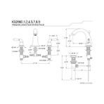 Daisy Home Pirinç Iki Sap Yaygın Toilette Musluk - Option-1 - 001-Renkli
