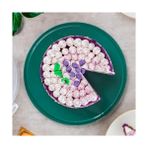 Daisy Home Porsima 1093 Koyu Yeşil Yuvarlak Kek Pasta Börek Saklama Kabı - Kilitli Kapaklı Taşıma Fanusu 25 cm - 0 Siyah - Option-1