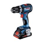 Daisy Home Professional Gsb 18V-90 C Akülü Darbeli Delme Vidalama Makinesi (18 Volt, 2 x 5,0 Ah Akü, Şarj Cihazı, Yumuşak/sert Tork: 36/64 Nm; L-Boxx Çanta) - Option-1