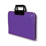 Daisy Home Proje Çantası Mor, 28X38 Cm, Askılı Taşıma, Kalemlikli, Sert Kapaklı, El Yormayan Ergonomik Kulp - Option-1 - Pembe