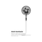Daisy Home Smart Akıllı Vantilatör Wi-Fi Bluetooth Mobil Uygulama ile Uzaktan Kontrol Edilebilen Max. 60 Db Ultra Sessiz 7 Saat Zamanlayıcı Ayaklı Fan X7430 - 001-Siyah
