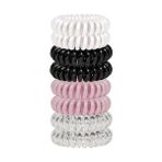 Daisy Home Spiral Saç Tokası, 8 Adet Spiral Saç Lastiği Seti, 4 Farklı Renk Seçeneği, Iz Bırakmayan Rahat Saç Aksesuarı, Kadınlar ve Kızlar Için Uygun - 0 - Siyah - Option-1