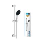 Daisy Home Start 110 Sürgülü Duş Seti, 110MM Yuvarlak 3 Akışlı El Duşu, 600MM Sürgülü Ray, 1750MM Duş Hortumu, Duş Başlığı Seti, Krom, 26032001 - 1 lt