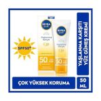 Daisy Home Sun Yaşlanma ve Leke Karşıtı Q10 Yüz Güneş Kremi SPF50 50 Ml, Nemlendirme, Normal ve Kuru Ciltler