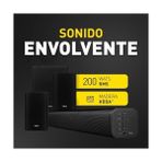 Daisy Home Thonet & Vander Rein 200W Rms Soundbar + Subwoofer 5.1 Hoparlör Bluetooth HDMI Uzaktan Kumanda - 01-Siyah