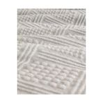 Daisy Home Triangle SIZE%100 Pamuk Yatak Örtüsü, Gri, 275 x 275 - 10 x 10 cm
