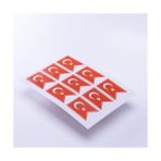 Daisy Home Türk Bayrağı Flama Temalı Sticker, A5 2 Adet - Option-1 - -50 C