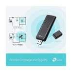 Daisy Home Wifi Stick 6 Güçlü AX1800MBPS, Archer TX20U, Wlan USB Adaptörü, Wlan Dongle, USB 3.0 Dual-Band, 2.4g/5ghz, Mu-Mımo, Wpa3, Windows 11/10 ile Uyumlu - 0 - Siyah - Option-1