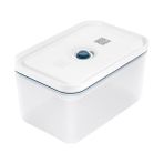Daisy Home Zwilling Fresh & Save Vakumlu Saklama Kabı, L, Plastik, Yari Şeffaf-Akdeniz Mavisi - 0 Siyah - Option-1
