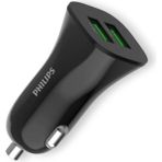 Daisy Store 12W Çift Usb-A Portlu Araç Şarj Adaptörü, 5V 2.4A Çıkış, 12-24V Giriş, Kompakt Tasarım, Aşırı Isınma ve Şarj Korumalı, DLP3522N, Siyah - 001-Renkli