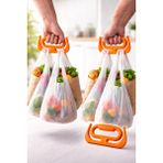 Daisy Store 2 Adet Çok Amaçlı Market Pazar Poşet Taşıma Aparatı Poşet Tutucu Taşıma Kiti - 00 Beyaz - Option-1