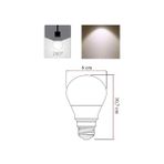 Daisy Store 8.5W 63W 860LM LED Ampul 4000K - Gün Işığı E27 LED Lambası - 1 - 10 W - Amber