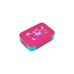 Daisy Store Bento 900ML Lunchbox Tek Katlı 2 Bölmeli Pp Plastik Çocuk Sefer Tası Yemek Kutusu (Pembe) - Kestane Akaju - Option-1