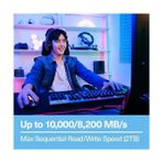 Daisy Store Excerıa Plus G4 2tb Nvme SSD – M.2 2280, Pcıe Gen5, 10000MB/S Okuma, 8200MB/S Yazma - Option-1