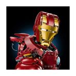Daisy Store | Iron Man Mk4 Büstü 76327, Yetişkin Kadınlar ve Erkekler Için Baskılı Bir Isim Levhası ve Çıkarılabilir Iron Man Minifigürü Içeren Koleksiyonluk Model Yapım Seti, Hediye Fikri (436 Parça) - Option-1