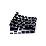 Daisy Store Pro Klavye Koruyucu Rusça Us Enter Uyumlu Ince Silikon Bar 13 M1-M2 ve 16 Inç Modeller Için Toz ve Sıvı Koruma Siyah - 0 - Siyah - Option-1