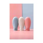 Daisy Store Seyahat Tipi Doldurulabilir Şampuan ve Duş Jeli Şişesi 60ML 3 Adet - Option-1