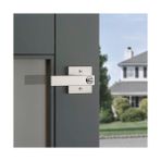 Daisy Store Singapur Giriş Kapı Kolu Kilitli ve Anahtarlı, Güvenli Anahtarlı Ters Çevrilebilir Kol Dışı, Ön Giriş ve Yatak Odaları Için, Nikel, Seçmeye Dayanıklı Smartkey Rekey Güvenlik ve Microban - Antrasit - Option-1