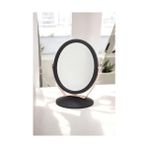Daisy Store Süet Pvc Serisi 3x Büyüteçli Çift Taraflı Ayarlanabilir Eğimli Masa Üstü Makyaj Aynası 15X19 cm Oval - Option-1