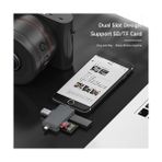 Daisy Store USB Ligtning iphone ile Uyumlu - iPad ile Uyumlu ve Type-C Girişli Kart Okuyucu Multi Otg USB C Adapter Sd Tf Micro Card Reader Micro USB Adapter Lighting Için Dönüştürücü ADS-368 - Option-1