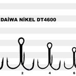 Daiwa DT4600 Nikel No:2 3'lü Olta İğnesi