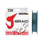 Daiwa J-Braid 8B Multicolor 500M İp Misina Kalınlık (Mm) : 0,24Mm