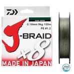 Daiwa J Braid PE 8X 0.16 mm İp Misina