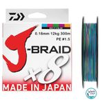 Daiwa J Braid PE 8X 0.18 mm İp Misina