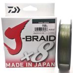 Daiwa J-Braid X8 Dark Green 150 m Misina