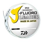 Daiwa J-Floro Florokarbon Olta Lideri, Balık Avı İçin Profesyonel Misina, Şeffaf, 50m