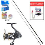 Daiwa New Legalis Seabass 2.72M 14-56GR&SHIMANO Ultegra Fd 4000 Xg Spin Seti - 270 - 420 arası - Siyah
