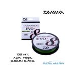 Daiwa Tournament Evo+ X8 135 m 0.10 mm 6.7 kg Açık Yeşil İp Misina