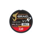 Daiwa Tresse 8 Brins J-Braid Expedition - 150m - PE.0.6 - D.0.06mm - R.5kg-11lb - Smash Orange - 12550006 - Sportif Peche için Ekipman
