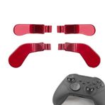 Dakexiong 4 Pcs Elite Control Paddles for Xbox One Elite, Elite Controller Metal Paddles for Xbox One Elite Series 2, Elite 2 Core Controller Paddles for Xbox Elite Series 2 (Red)