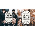 Dakikalar İçinde Atatürk ve Dünyası - Askeri Siyasi ve Özel Hayatı & Dakikalar İçinde Dünya Tarihi: Anında Açıklanan 200 Önemli Tarihi Olay (2 Kitap Set)