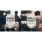 Dakikalar İçinde Atatürk ve Dünyası - Askeri Siyasi ve Özel Hayatı & Dakikalar İçinde Milli Mücadele: Anında Açıklanan 200 Tarihi Olay ve Kavram (2 Kitap Set)
